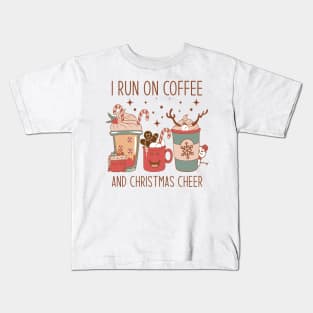 Turn on Coffee and Christmas Cheer T-shirt Kids T-Shirt